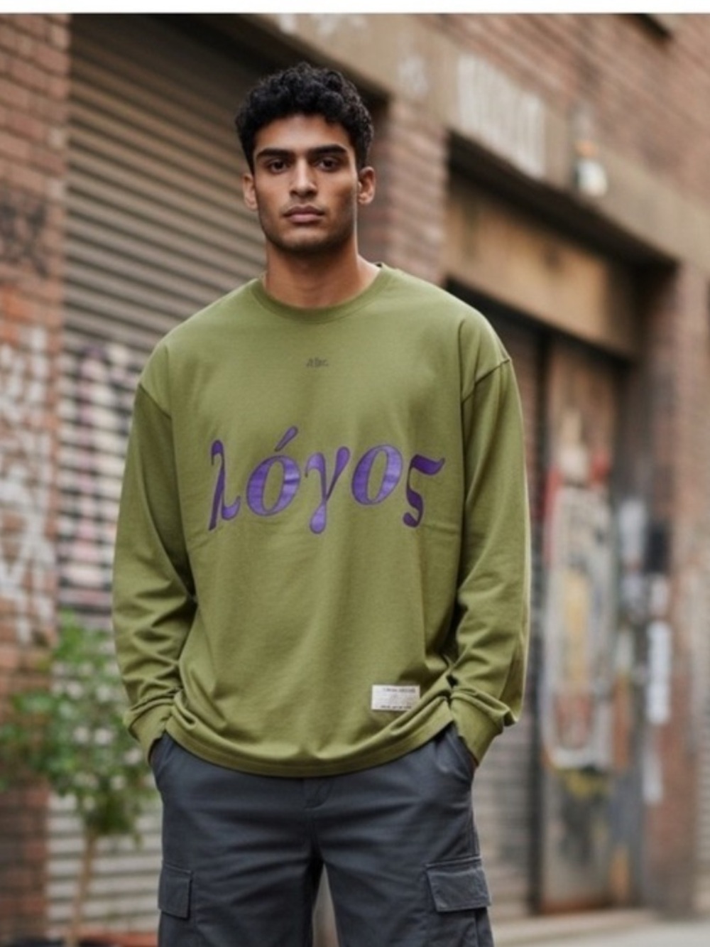 Advisory Board Crystals Fungi Collection Pullover‎ Sweatshirt M Green Streetwear